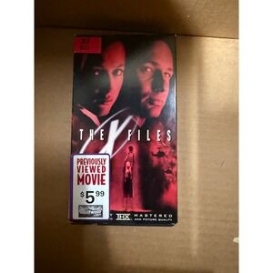 The X-Files VHS Tape THX Mastered Sci-Fi Mystery Vintage Hollywood Video Movie